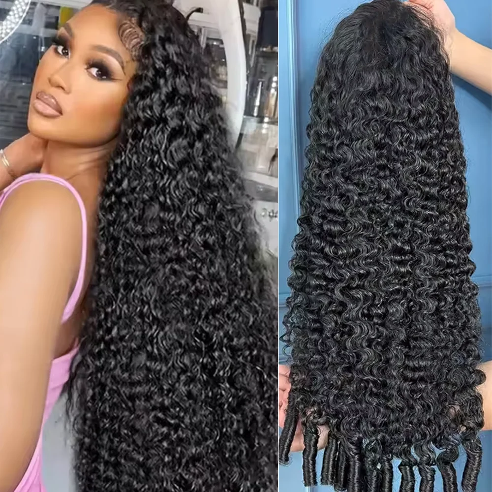 Human Hair Wigs - Wig Rambut Manusia Keriting Burma 46