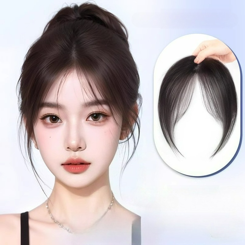 Invisible Tape In Extensions Real Hair - Poni Rambut Manusia Ultra Ringan, Ekstensi