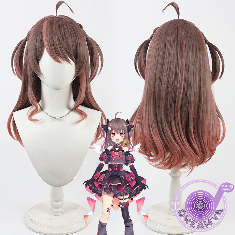 Synthetic Wigs - Wig Cosplay Natsuiro Matsuri Vtuber Rambut