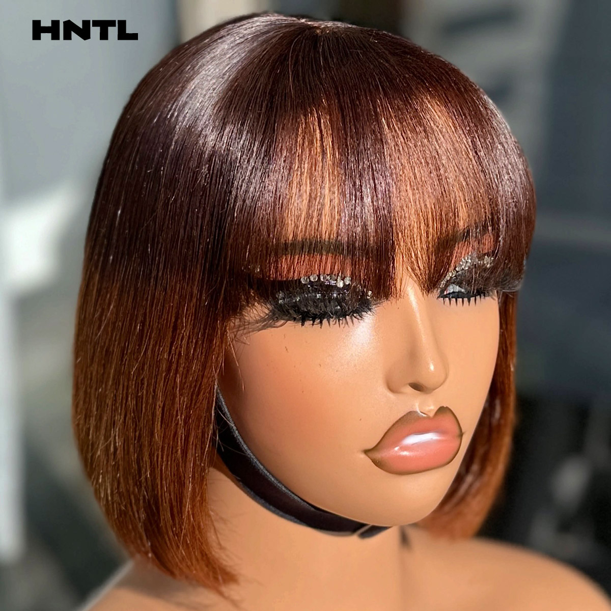 Wig Bob Tanpa Lem 2by6 Closure - Pre Parted 13X4 Lace Front Bob Wig ulasan dan harga