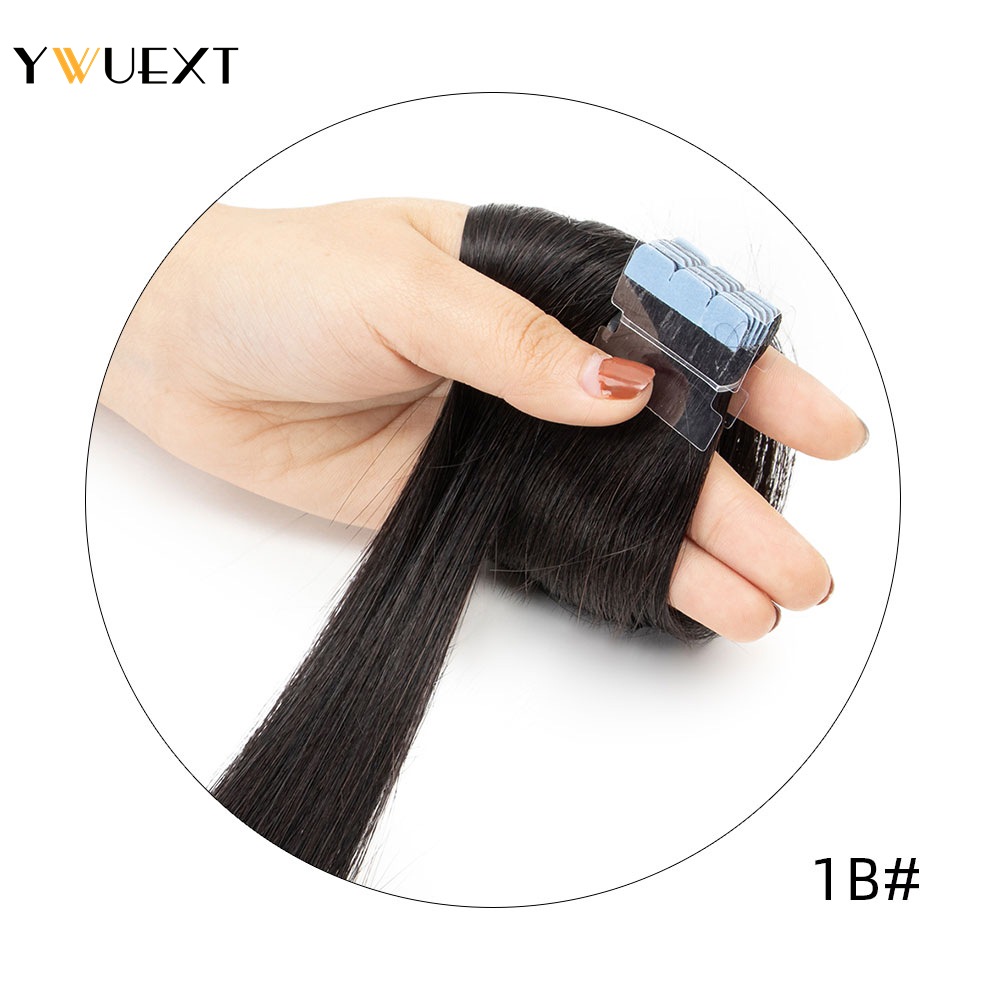 YWUEXT pita Mini dalam ekstens - Invisible Tape In Extensions Real Hair ulasan dan harga
