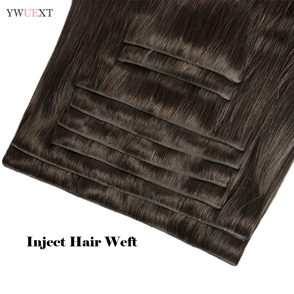 Ekstensi Rambut Clip-in Tak Te - Seamless Clip In Hair Extensions Human Hair ulasan dan harga