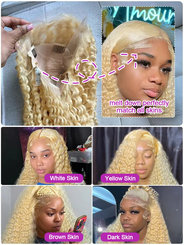 Wig Rambut Asli Deep Wave 30 4 - Water Wave Bulk Human Hair For Braiding ulasan dan harga