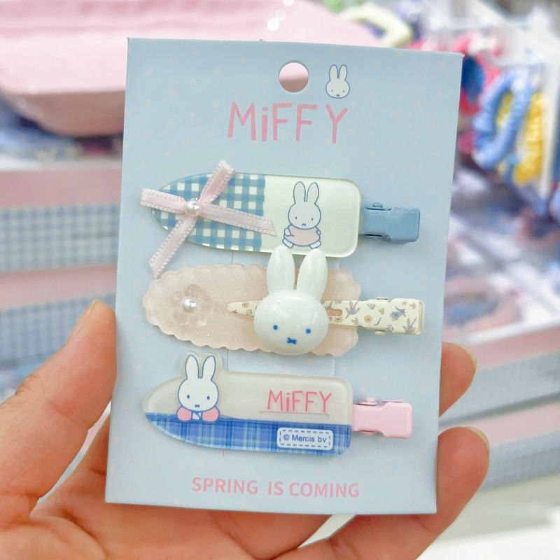 Jepit rambut kelinci Miffy bar - Hair Bundles ulasan dan harga