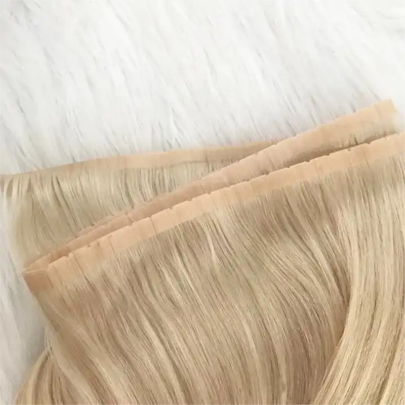 Rambut kain PU tak terlihat, d - Invisible Tape In Extensions Real Hair ulasan dan harga