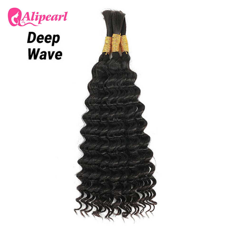 Rambut Manusia Asli Brasil Ali - Water Wave Bulk Human Hair For Braiding ulasan dan harga