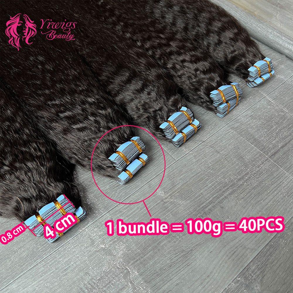 Ekstensi Rambut Lurus dengan P - Invisible Tape In Extensions Real Hair ulasan dan harga