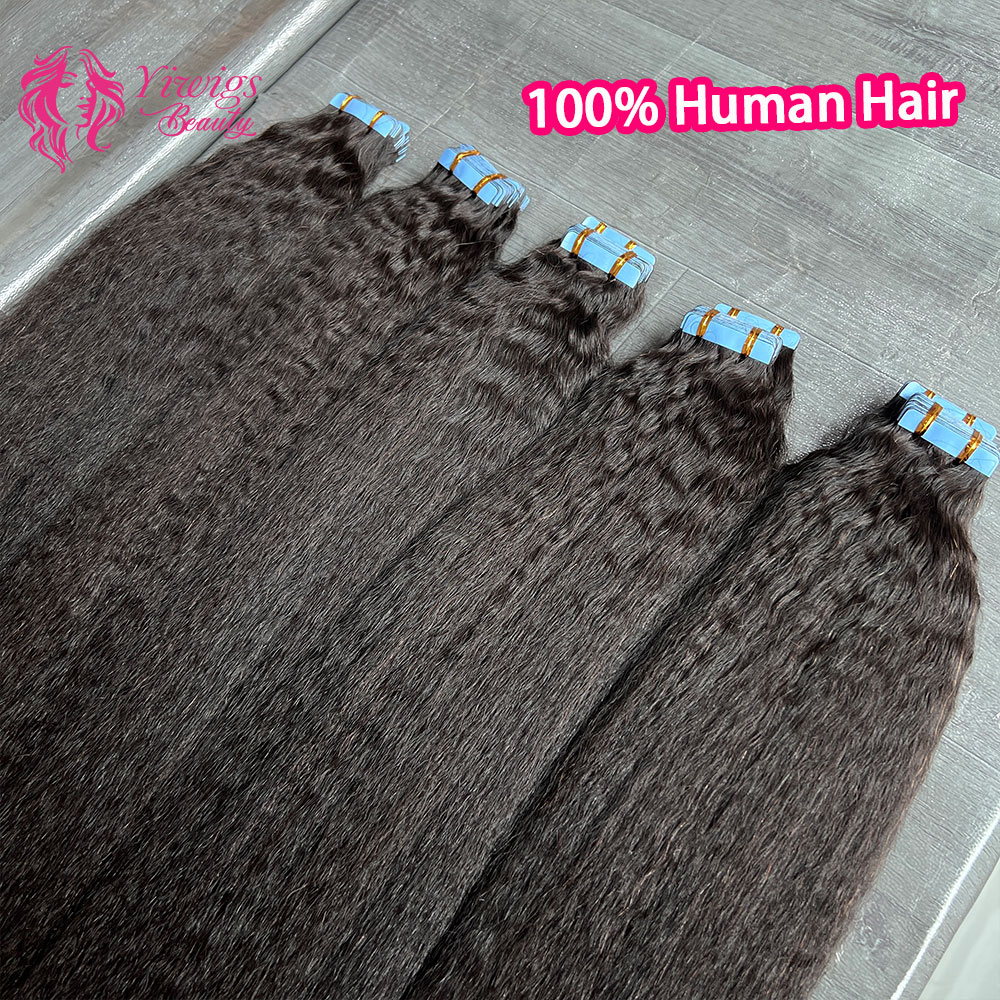 Ekstensi Rambut Lurus dengan P - Invisible Tape In Extensions Real Hair ulasan dan harga