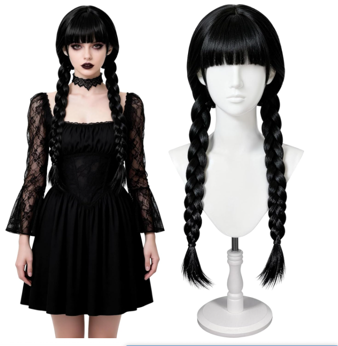 Wig Cosplay Gotik Panjang Ramb - Synthetic Braided Wigs For Black Women ulasan dan harga