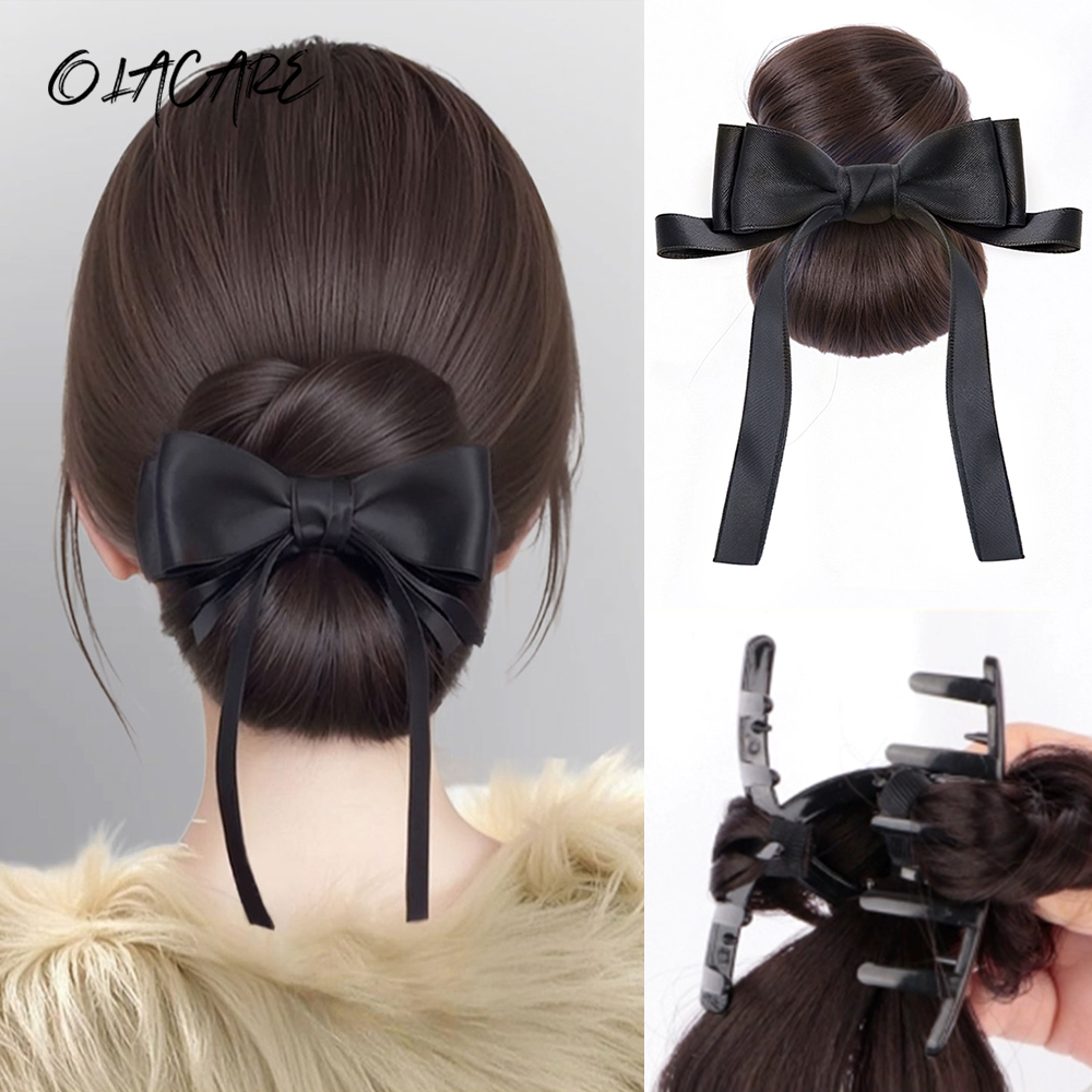 Jepit Rambut Sintetis Model Sa - Claw Clip Messy Bun Hair Piece ulasan dan harga