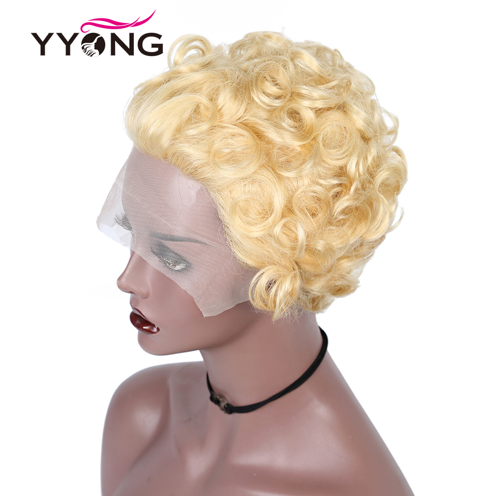 Wig renda potongan Pixie Piran - Short Pixie Cut Wig Human Hair Cheap ulasan dan harga