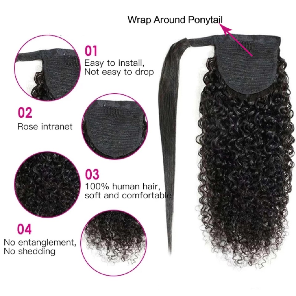 Ekstensi rambut poni keriting  - Seamless Clip In Hair Extensions Human Hair ulasan dan harga