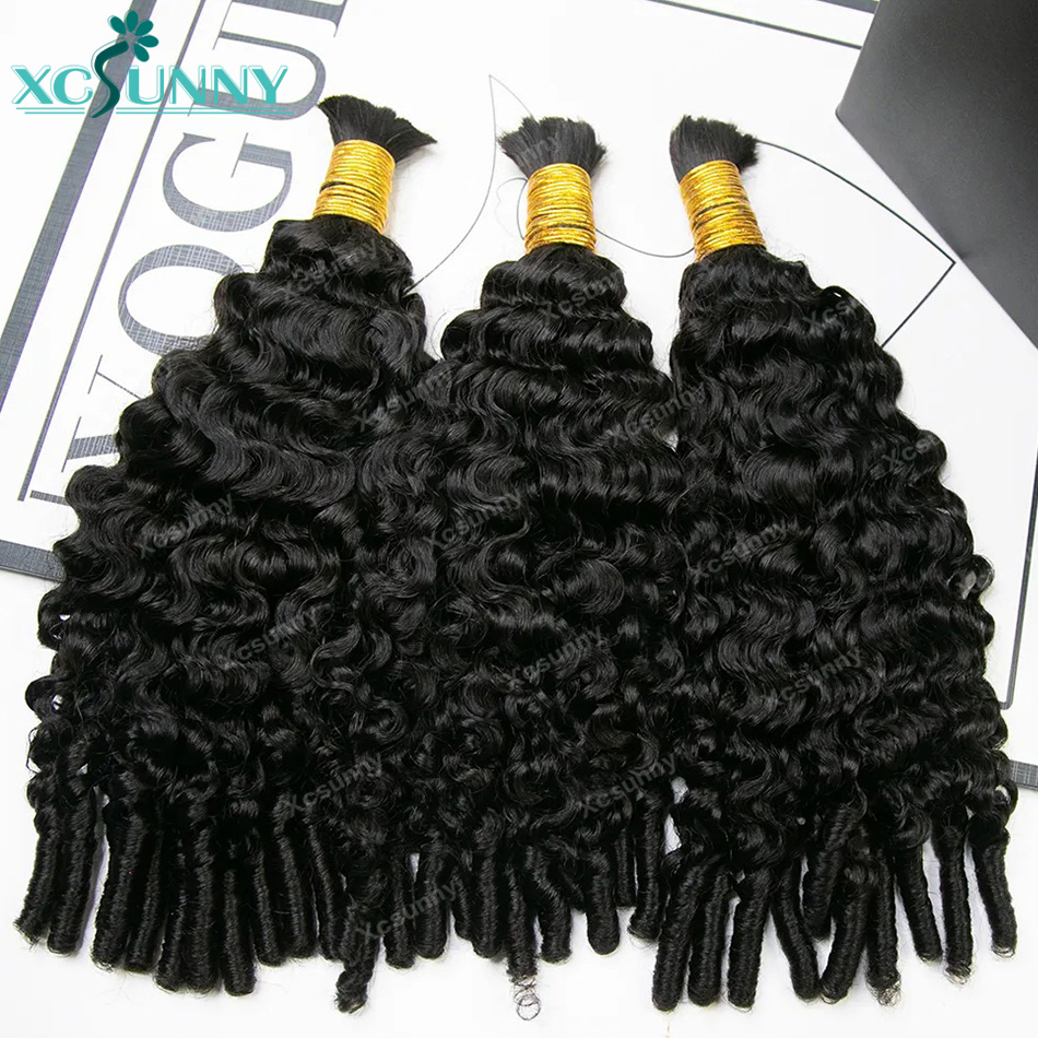 Rambut Kepang Boho Keriting Ai - Water Wave Bulk Human Hair For Braiding ulasan dan harga