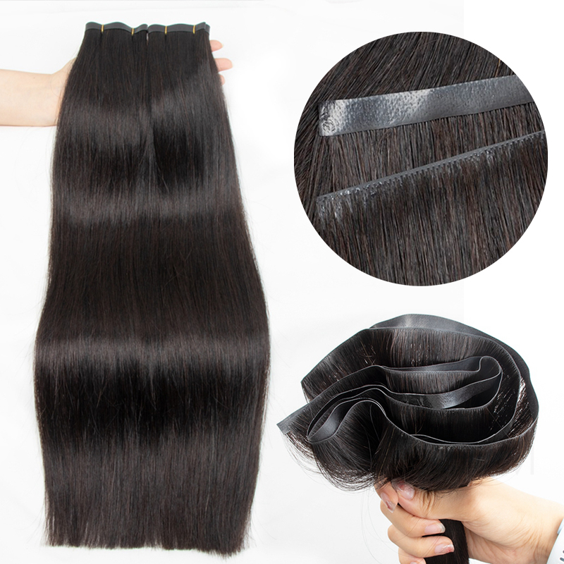 Pita panjang tak terlihat bund - Invisible Tape In Extensions Real Hair ulasan dan harga