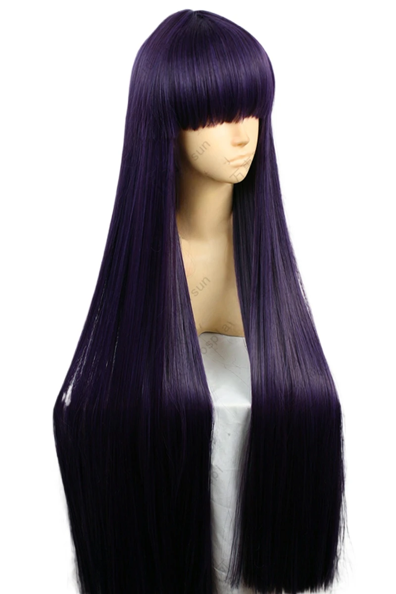 Sailor Mars Rei Hino 100CM Wig - Synthetic Braided Wigs For Black Women ulasan dan harga