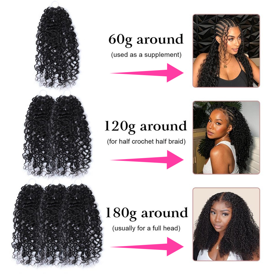 Rambut manusia asli dengan tek - Hair Bundles ulasan dan harga