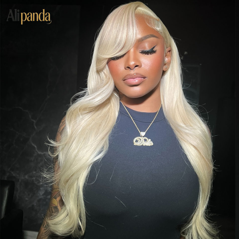 Wig Rambut Manusia 613 HD Lace - 613 Blonde Body Wave Lace Front Wig ulasan dan harga