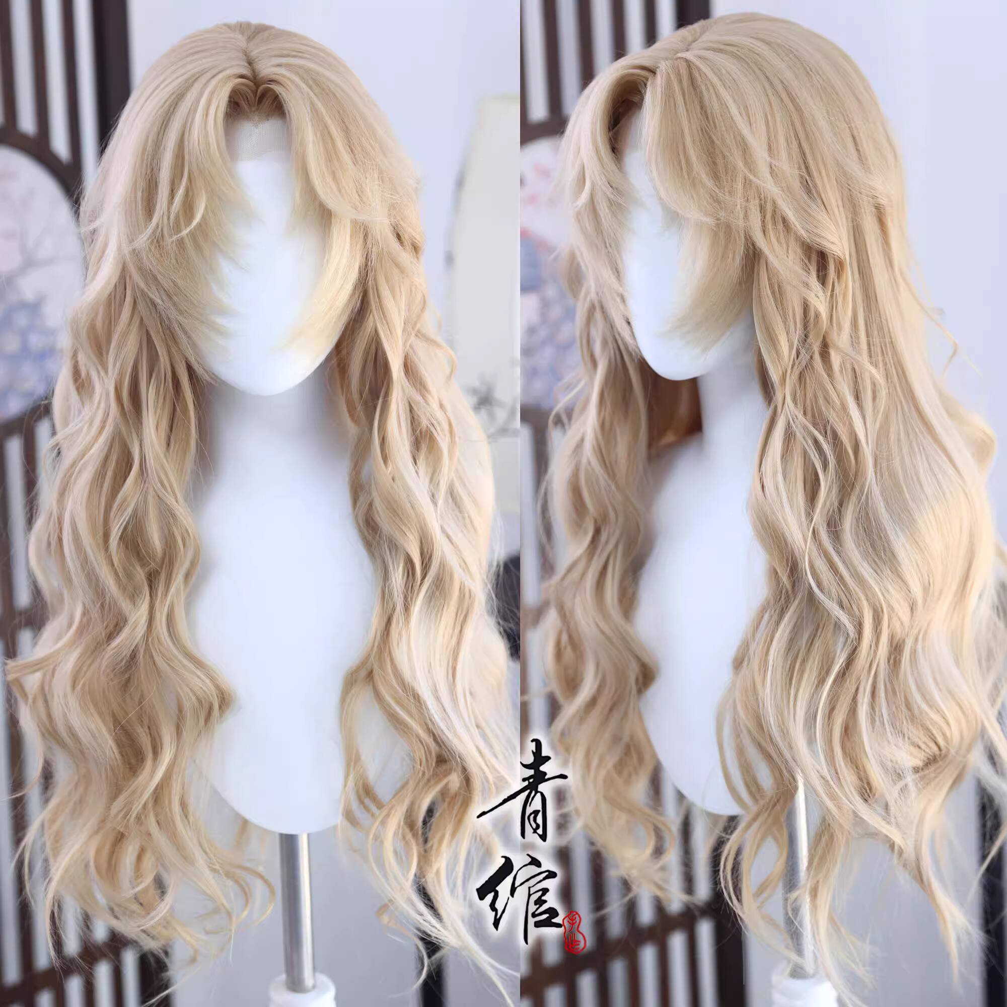 Wig Cosplay Gaya Vermouth Beru - Synthetic Wigs ulasan dan harga