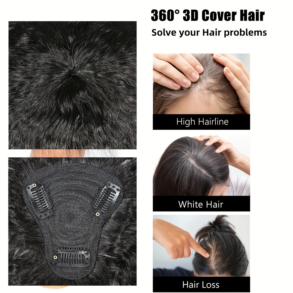 Rambut Topper Lurus Keriting d - Hair Clips ulasan dan harga