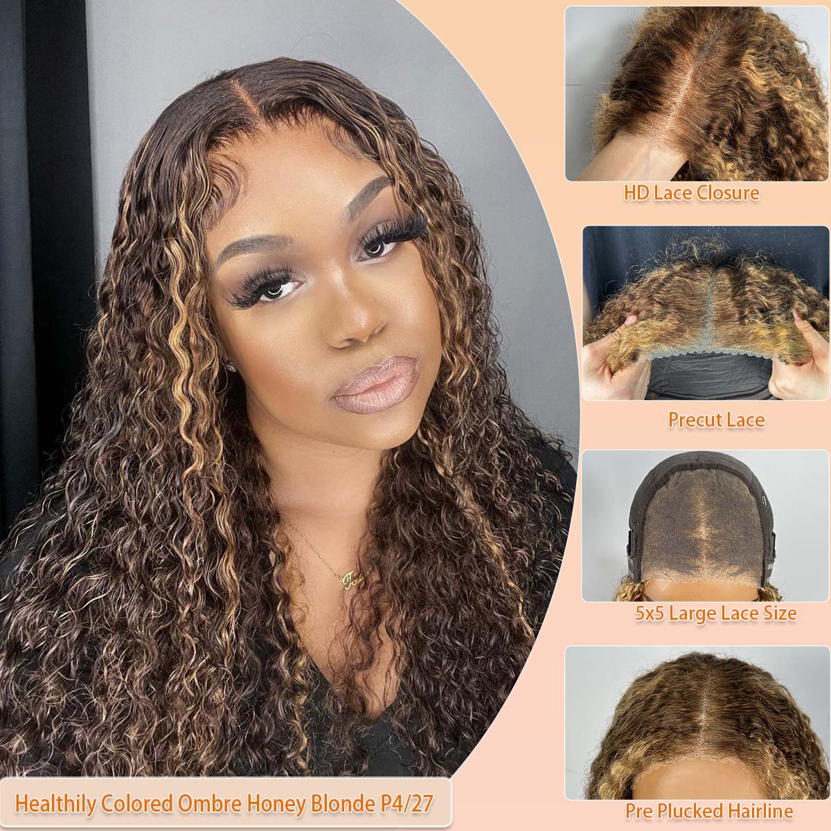 Wig Rambut Asli Wear & Go P427 - Glueless Wear And Go Human Hair Wig ulasan dan harga