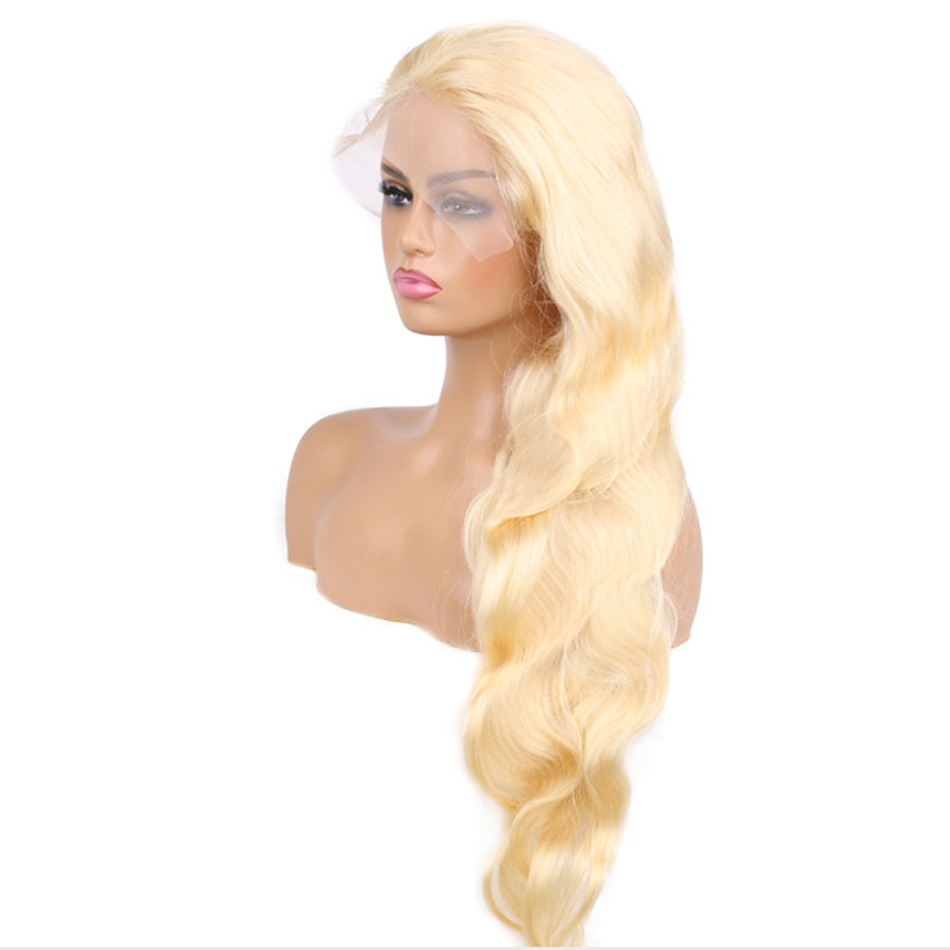 Wig Rambut Manusia 613 Blonde  - 613 Blonde Body Wave Lace Front Wig ulasan dan harga