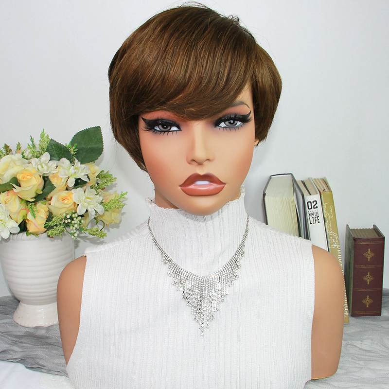 Wig Rambut Manusia Model Pixie - Short Pixie Cut Wig Human Hair Cheap ulasan dan harga