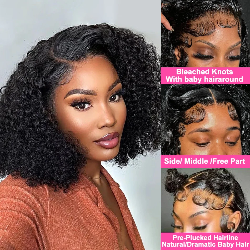 Wig Rambut Manusia Bob Pendek  - Glueless Wear And Go Human Hair Wig ulasan dan harga