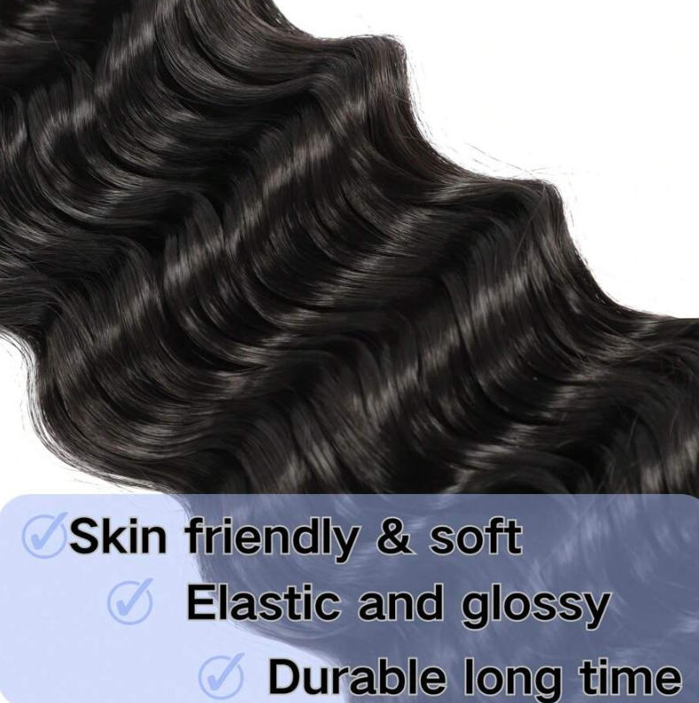 Rambut Manusia Tanpa Weft Untu - Water Wave Bulk Human Hair For Braiding ulasan dan harga