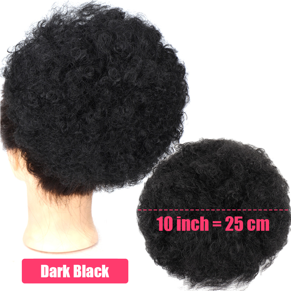 Ekstensi Ekor Kuda Serut Afro  - Drawstring Afro Curly Puff Ponytail ulasan dan harga