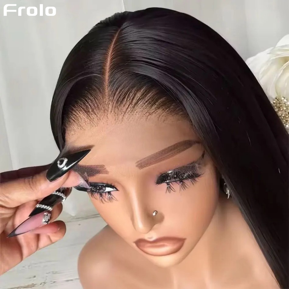 Wig Rambut Manusia Lurus Tanpa - Lace Front Wigs ulasan dan harga