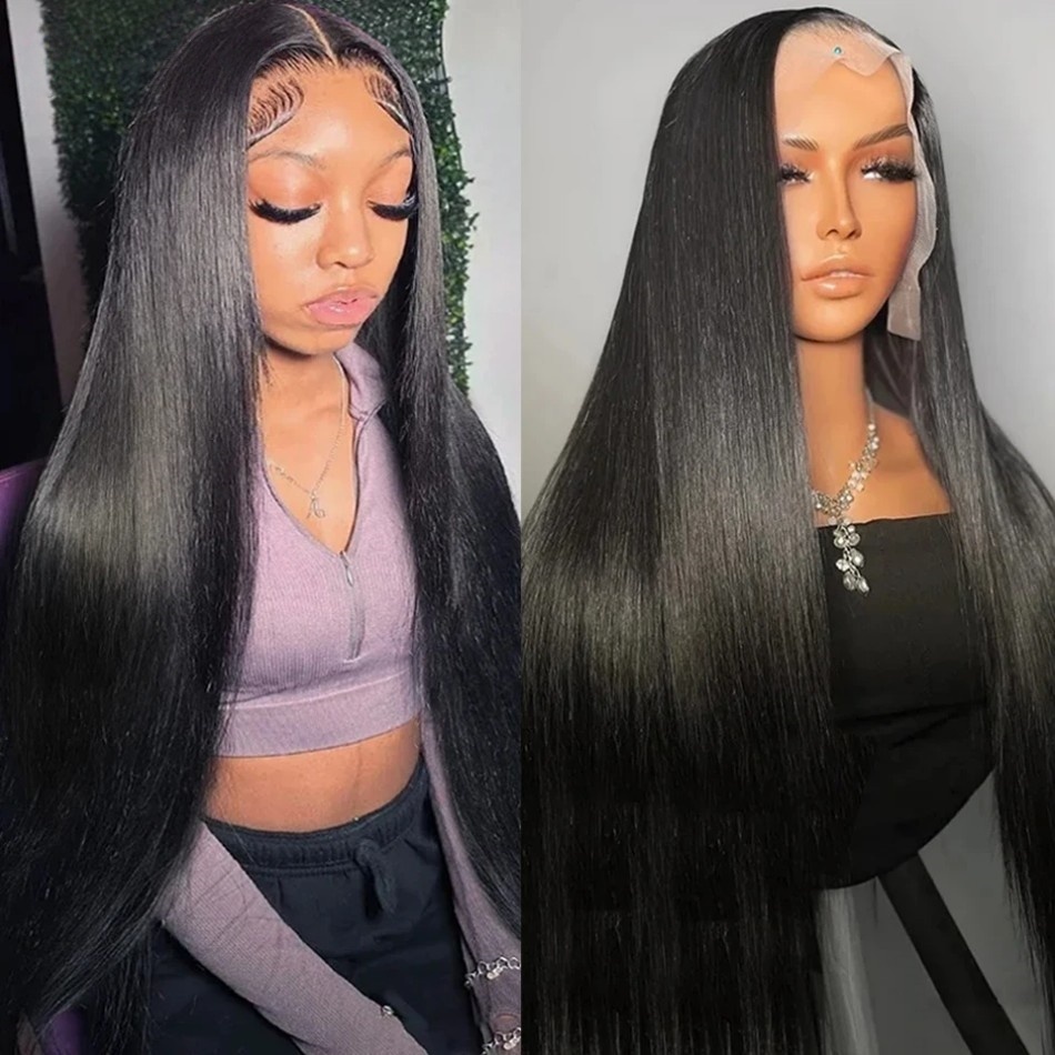 Wig Rambut Manusia Lurus Tanpa - Lace Front Wigs ulasan dan harga