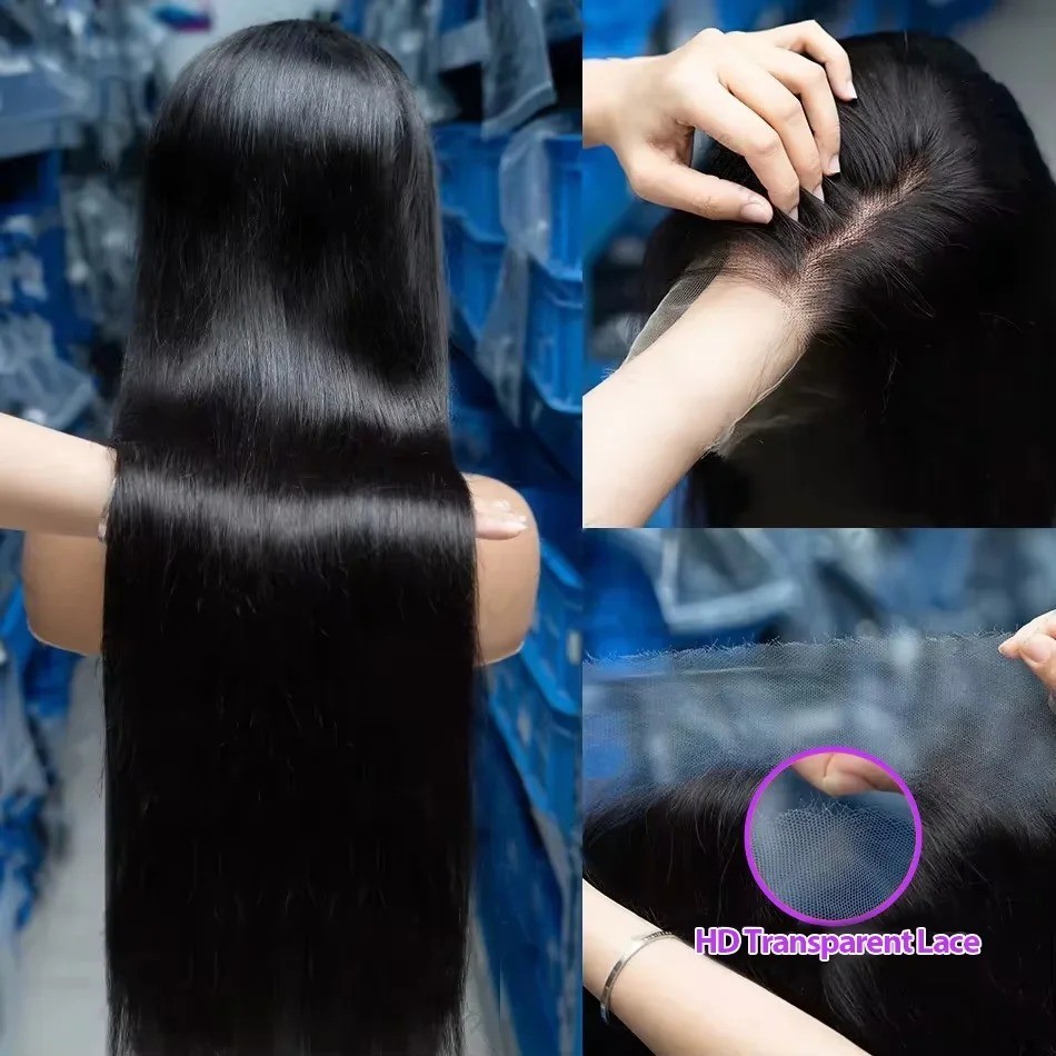 Wig Rambut Manusia Lurus Tanpa - Lace Front Wigs ulasan dan harga